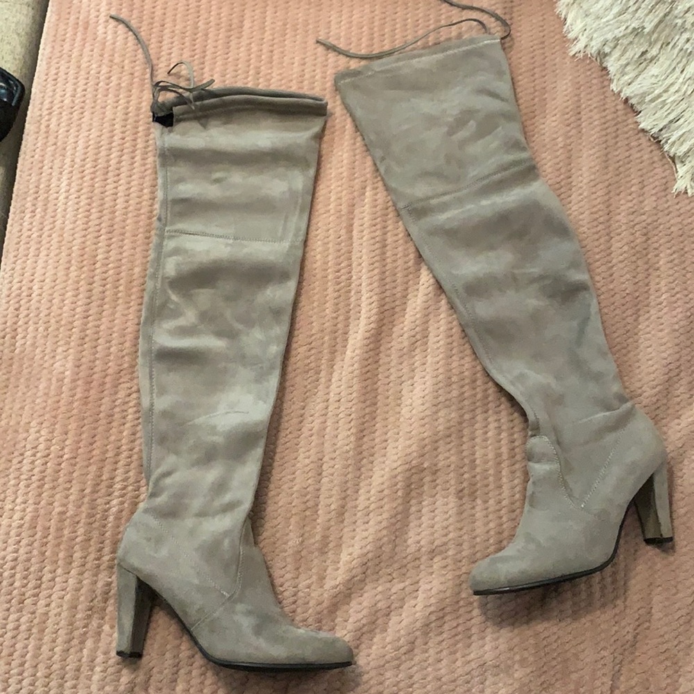 Over the knee high boots